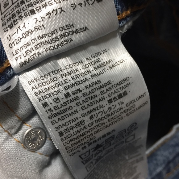 Levi’s 505 Regular Fit Jeans Men’s 38x32 Blue Denim Stretch Straight - Picture 9 of 9